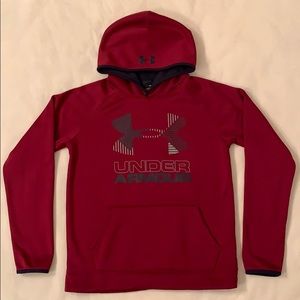 Under Arnour boys fleece hoodie, size YL
